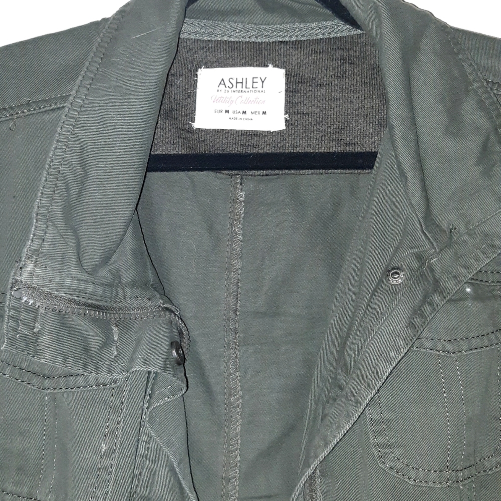 Multi fabric Utility Jacket.